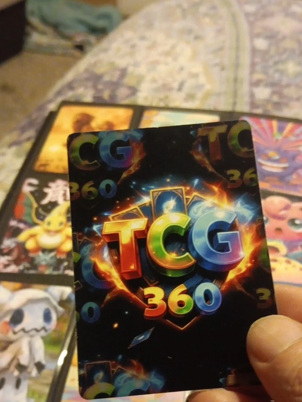 Holographic Dragonite Pokemon Card - Yellow & Teal